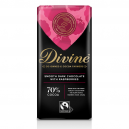 Mörk choklad 70% - hallon (Divine)