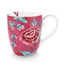 Mugg PIP Flower festival dark pink  XL