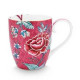 Mugg PIP Flower festival dark pink  XL